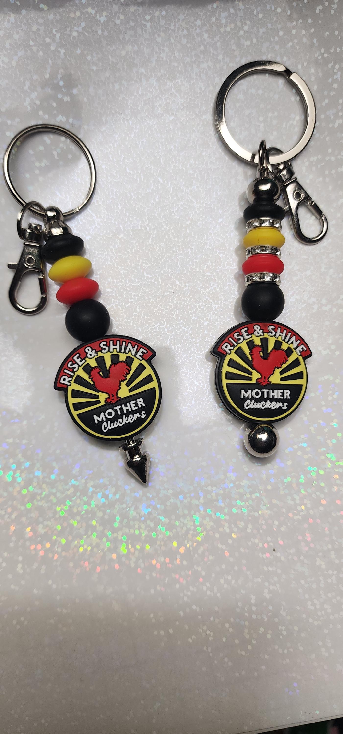 Handmade Rise and Shine Keychain