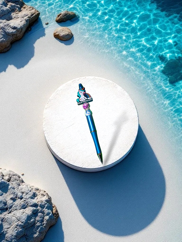 Sick of Your Bull*** – Sassy Beaded Pen | Funny Gift, Refillable Ink, Bold Writing Accessory