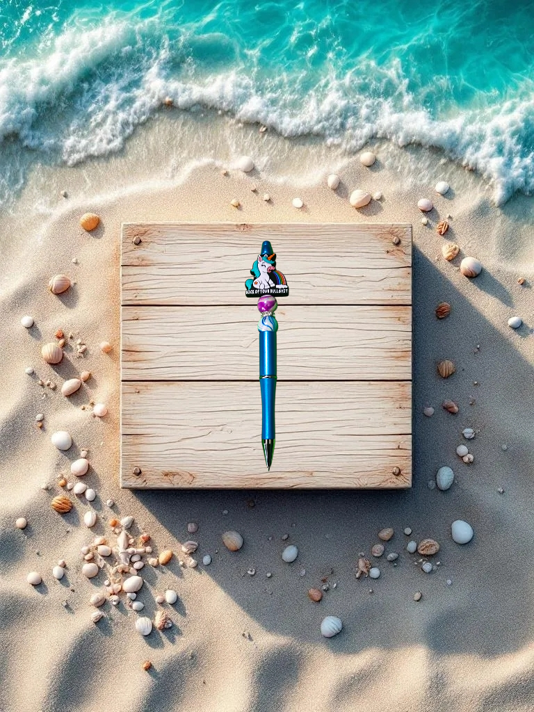 Sick of Your Bull*** – Sassy Beaded Pen | Funny Gift, Refillable Ink, Bold Writing Accessory