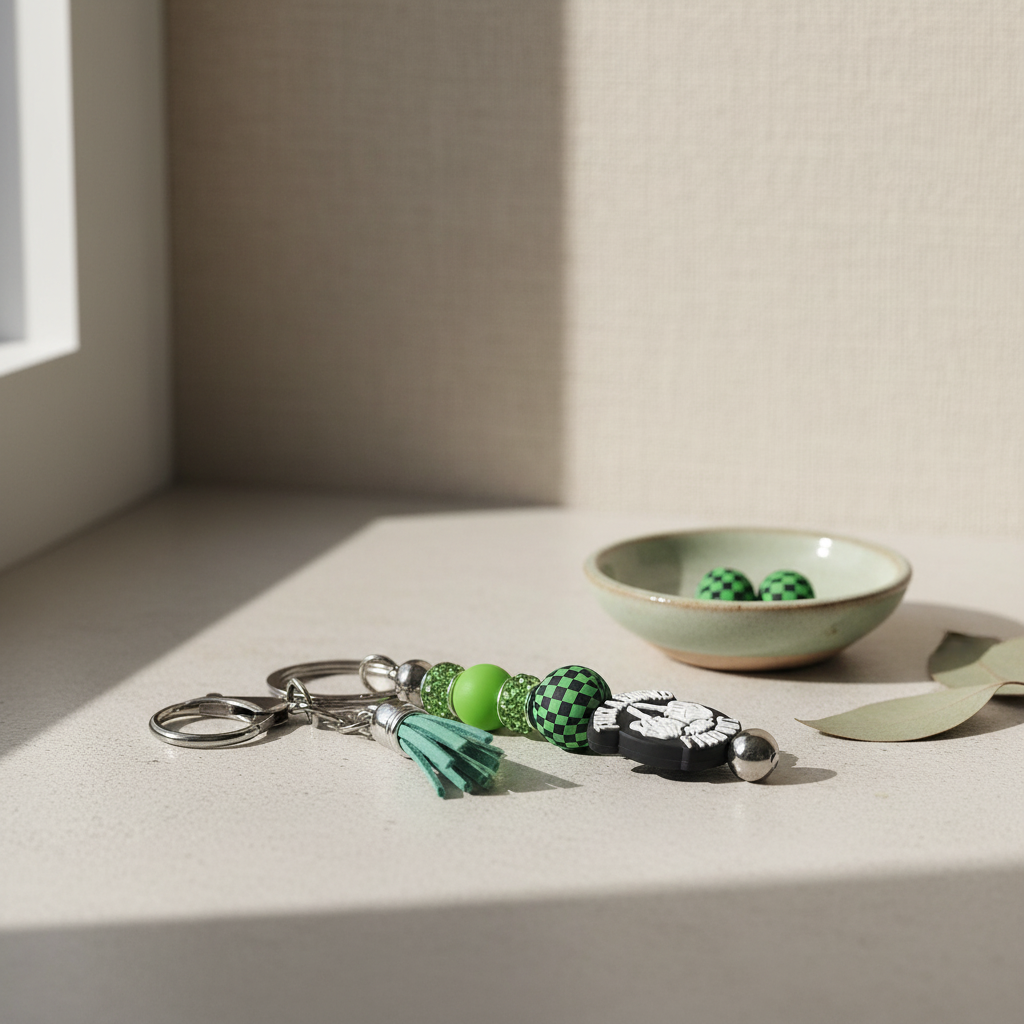 F*ck Around And Find Out Beaded Keychain