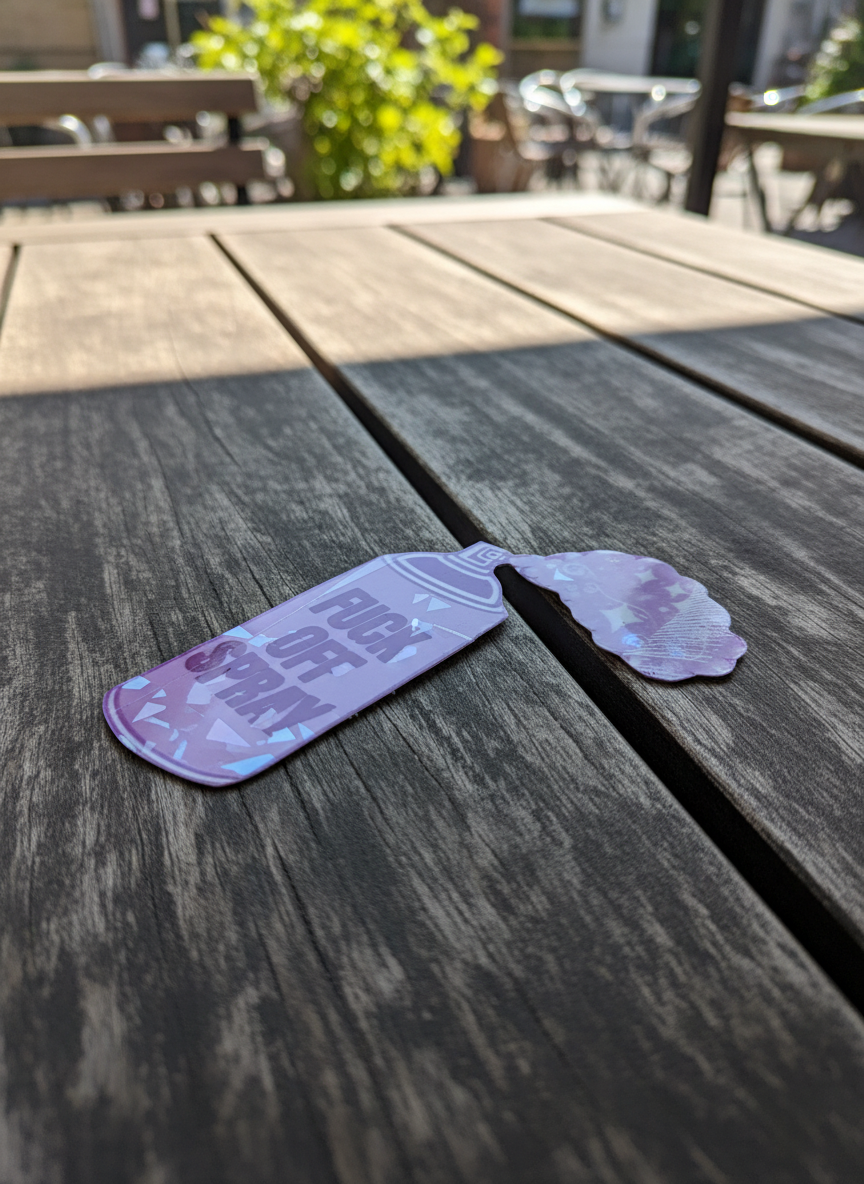 F*ck Off Spray Paint Vinyl Sticker – Pink Graffiti-Inspired Attitude Decal for Sassy Souls, Grumpy Girls & Zero-BS Vibes **2 Pack**