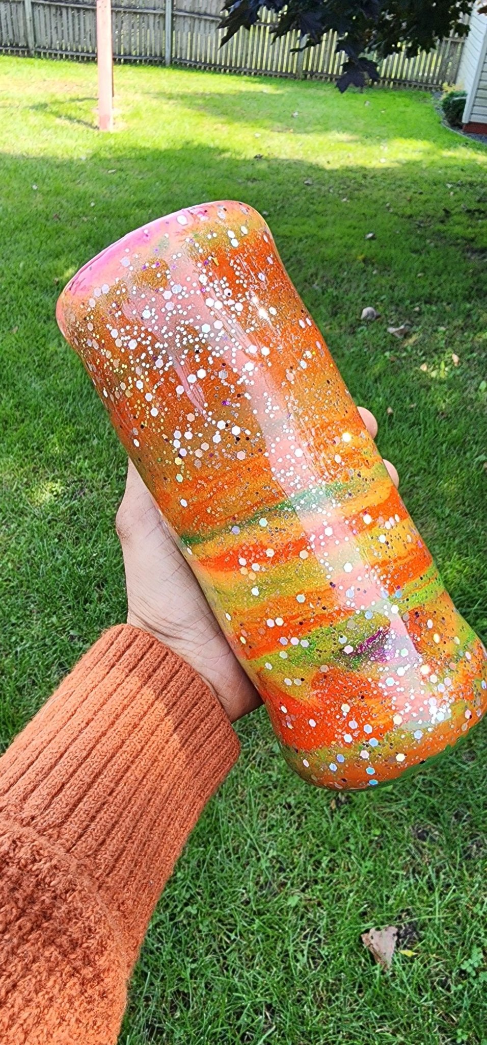 Tie - Dye “F*ck Off” Tumbler, Sassy Stainless Steel Insulated Cup - Hempin Mayhem