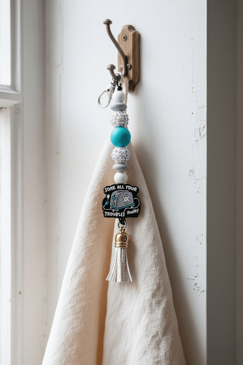 Toaster Soak All Your Troubles Away Keychain - Hempin Mayhem