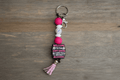 Welcome to the Sh*tshow Beaded Keychain | Pink, Black & White Funny Keyring | Sarcastic Bag Charm | Alcohol Lovers Gift - Hempin Mayhem